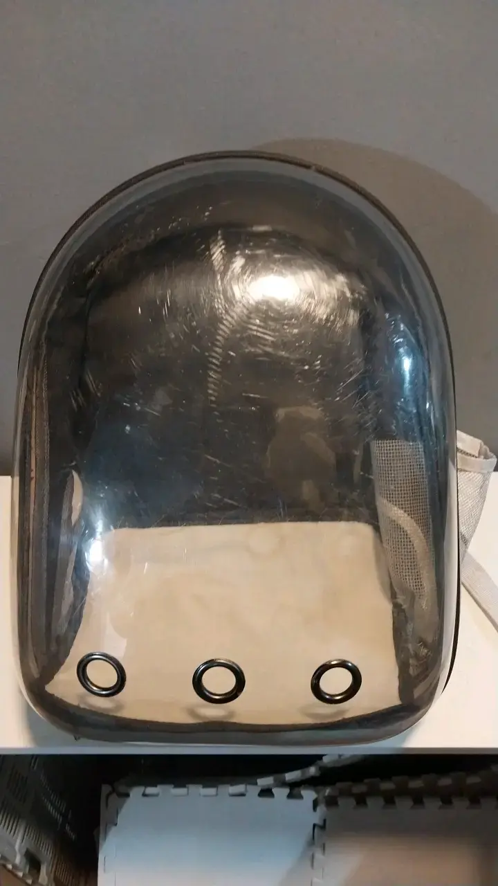 Mochila transportadora para mascotas con ventana transparente - 2