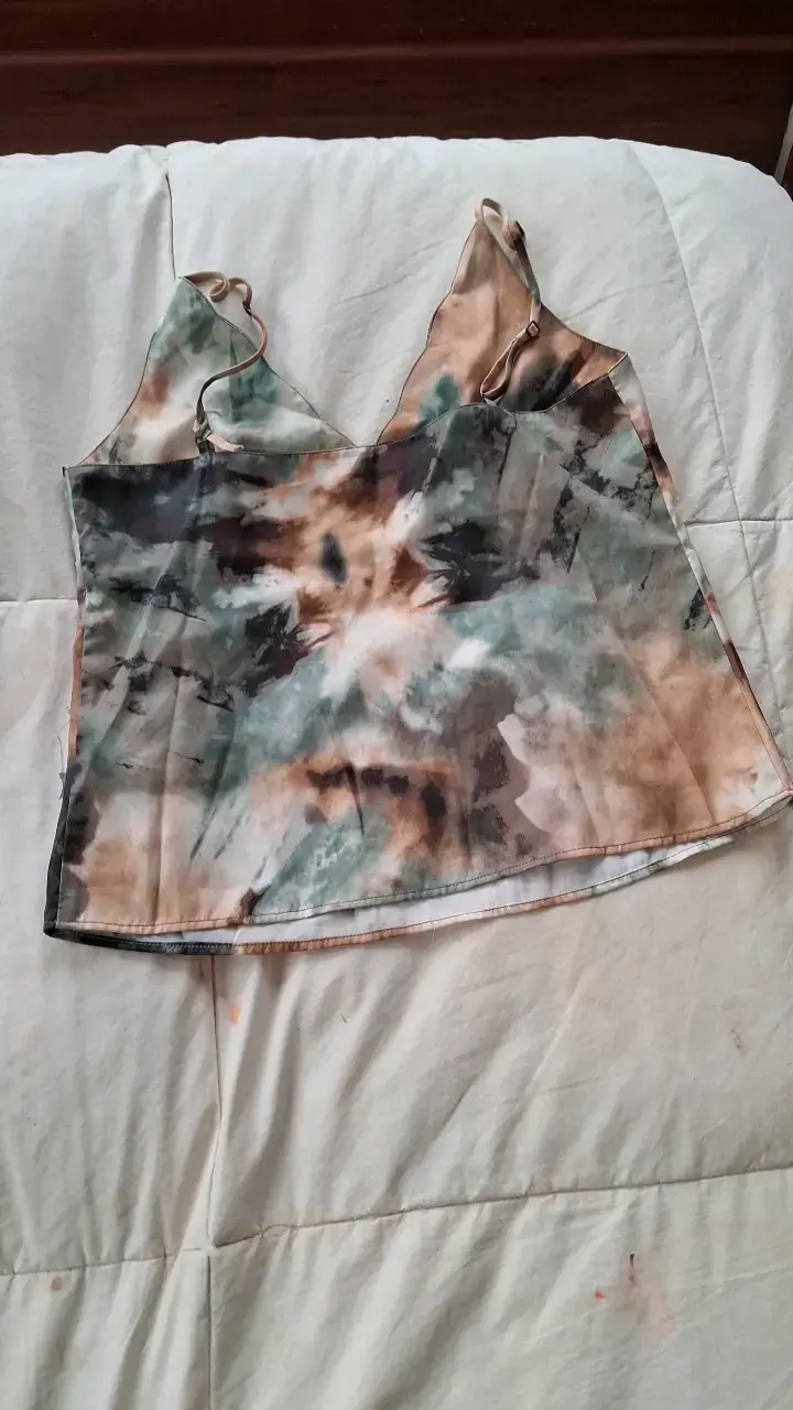 Top de tirantes con diseño tie-dye - 2