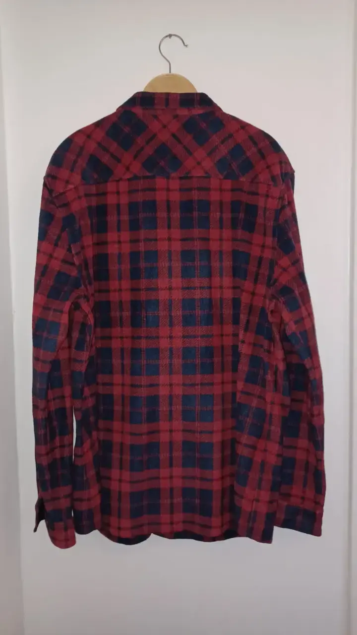 Camisa de franela a cuadros O'Neill roja y azul - 2