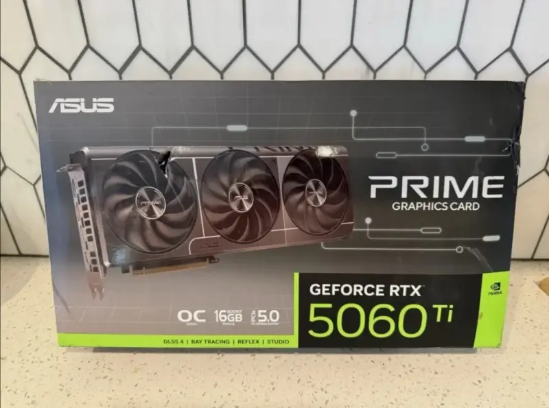 Tarjeta gráfica ASUS GeForce RTX 5060 Ti con 16GB - 1