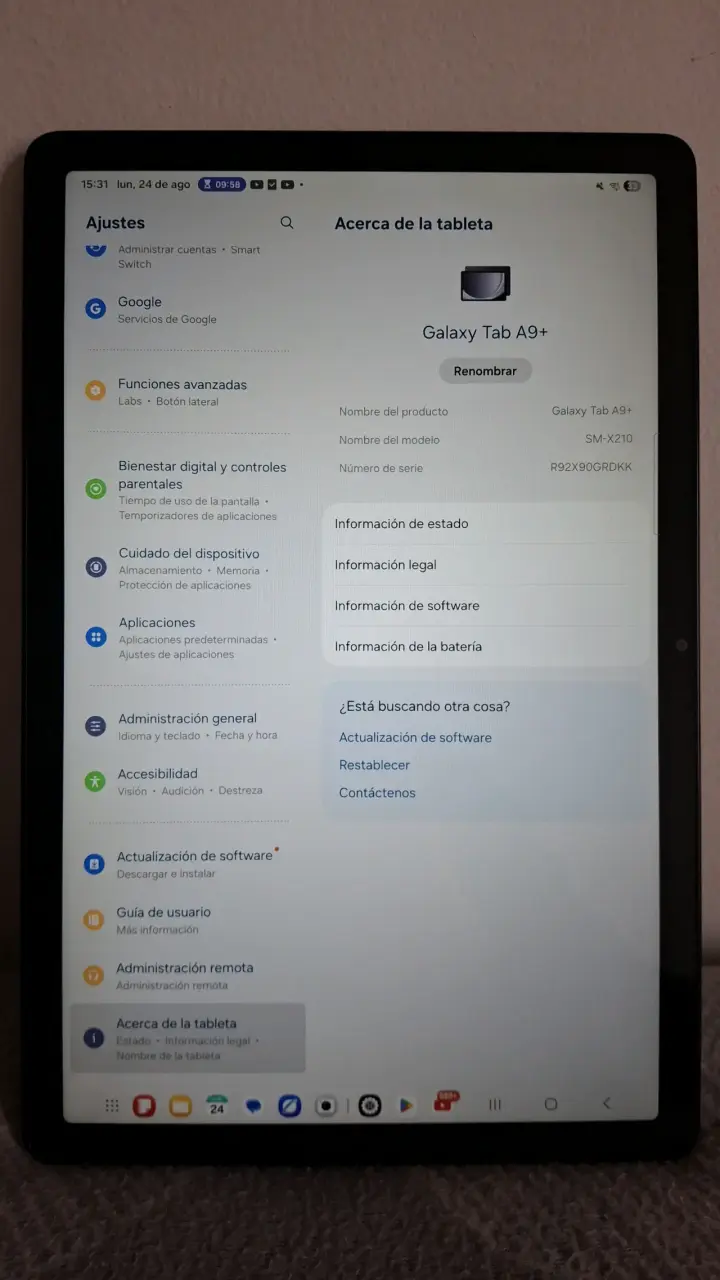 Tablet Samsung Galaxy Tab A9 PLUS 64gb - 1