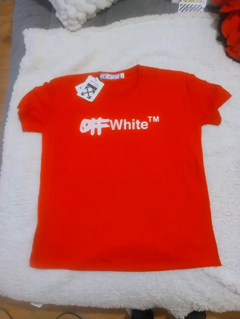 Polera Roja Off-White para Hombre