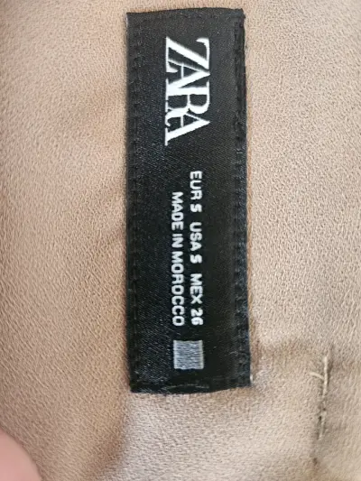 Falda midi beige Zara en buen estado - miniatura 4