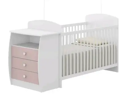 Cuna funcional sin cajonera integrada blanca - miniatura 1