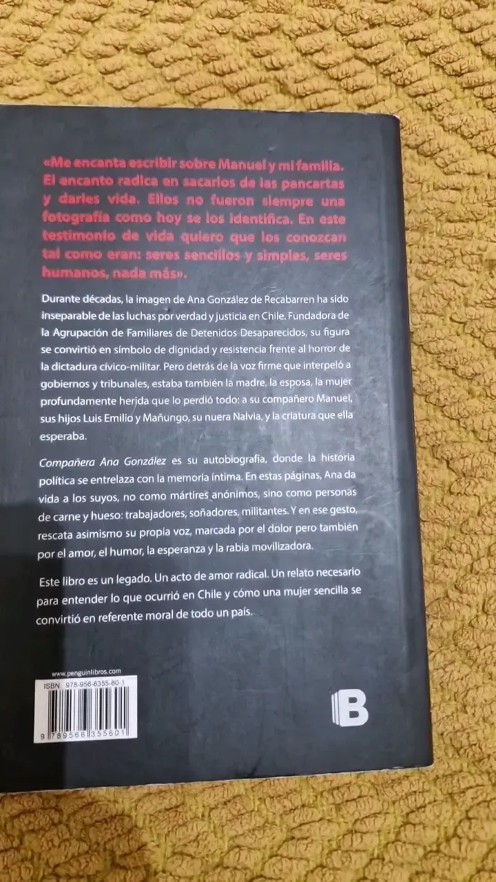 Libro 'Compañera Ana González' Autobiografía - 3