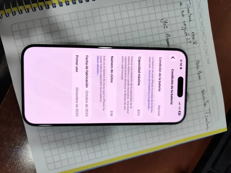 iPhone 15 Pro Max 256GB Azul en Buen Estado - 2