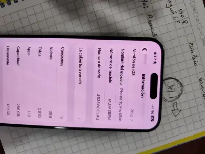 iPhone 15 Pro Max 256GB Azul en Buen Estado - miniatura 5