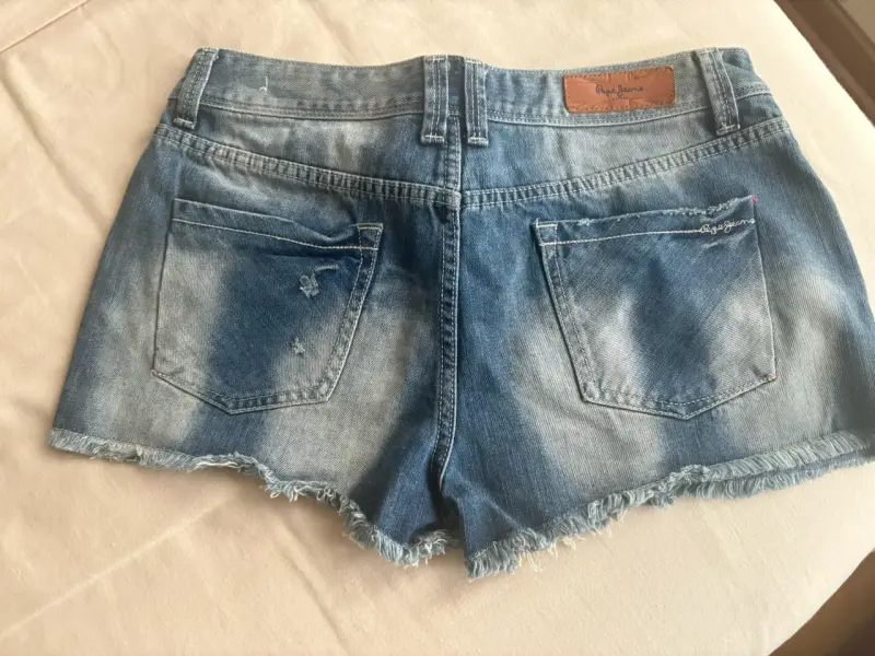 Shorts de mezclilla Pepe Jeans desgastados - 2