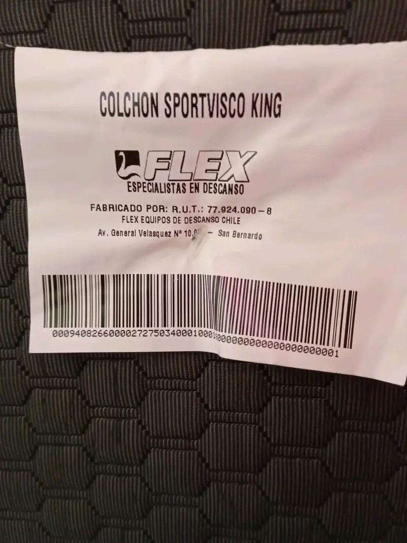 Colchón King Flex Sportvisco en buen estado - 2