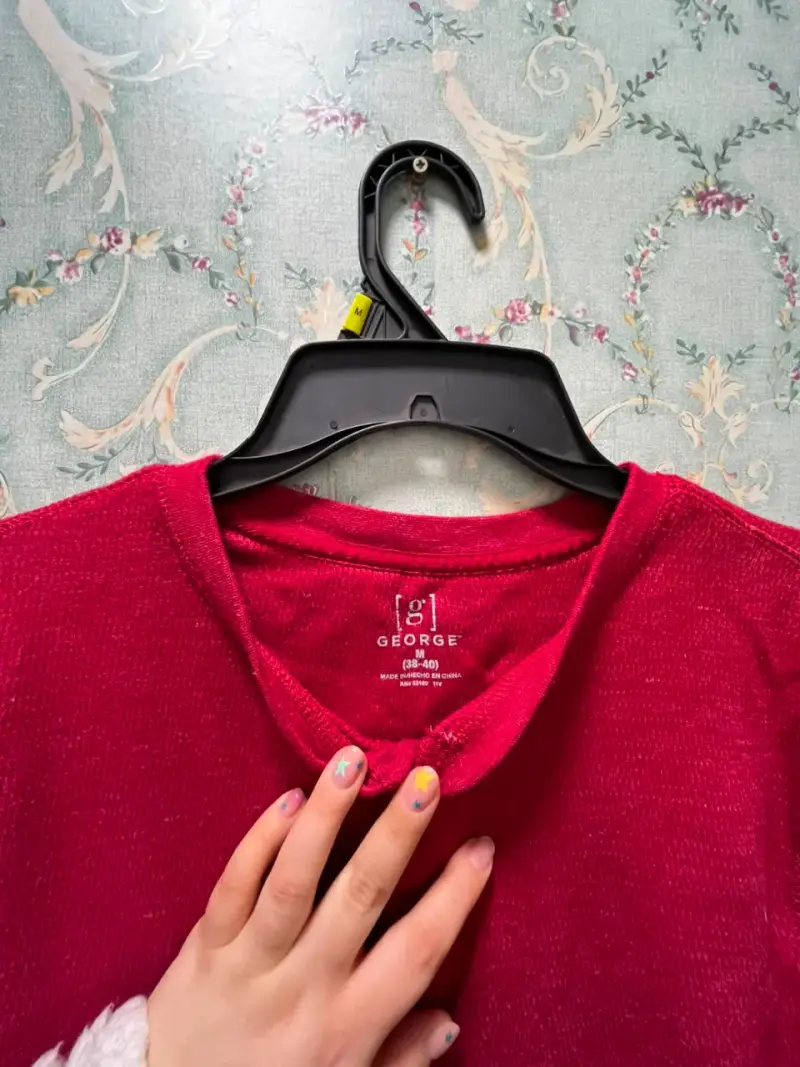 Polerón rojo de mujer George talla M (da hasta XL) - 1