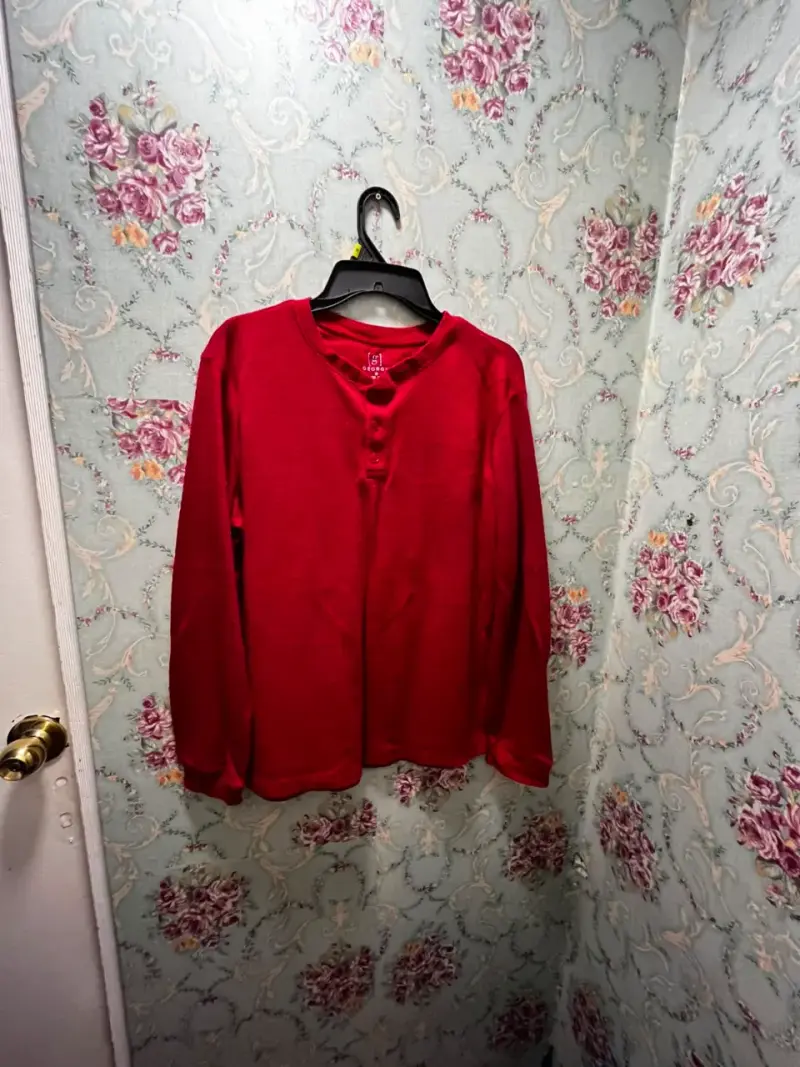 Polerón rojo de mujer George talla M (da hasta XL) - 2