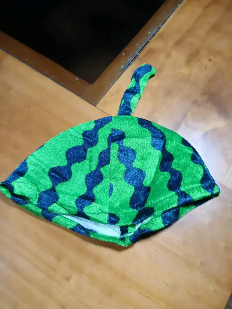 Disfraz de sandía talla 2 años.  con gorro - 3