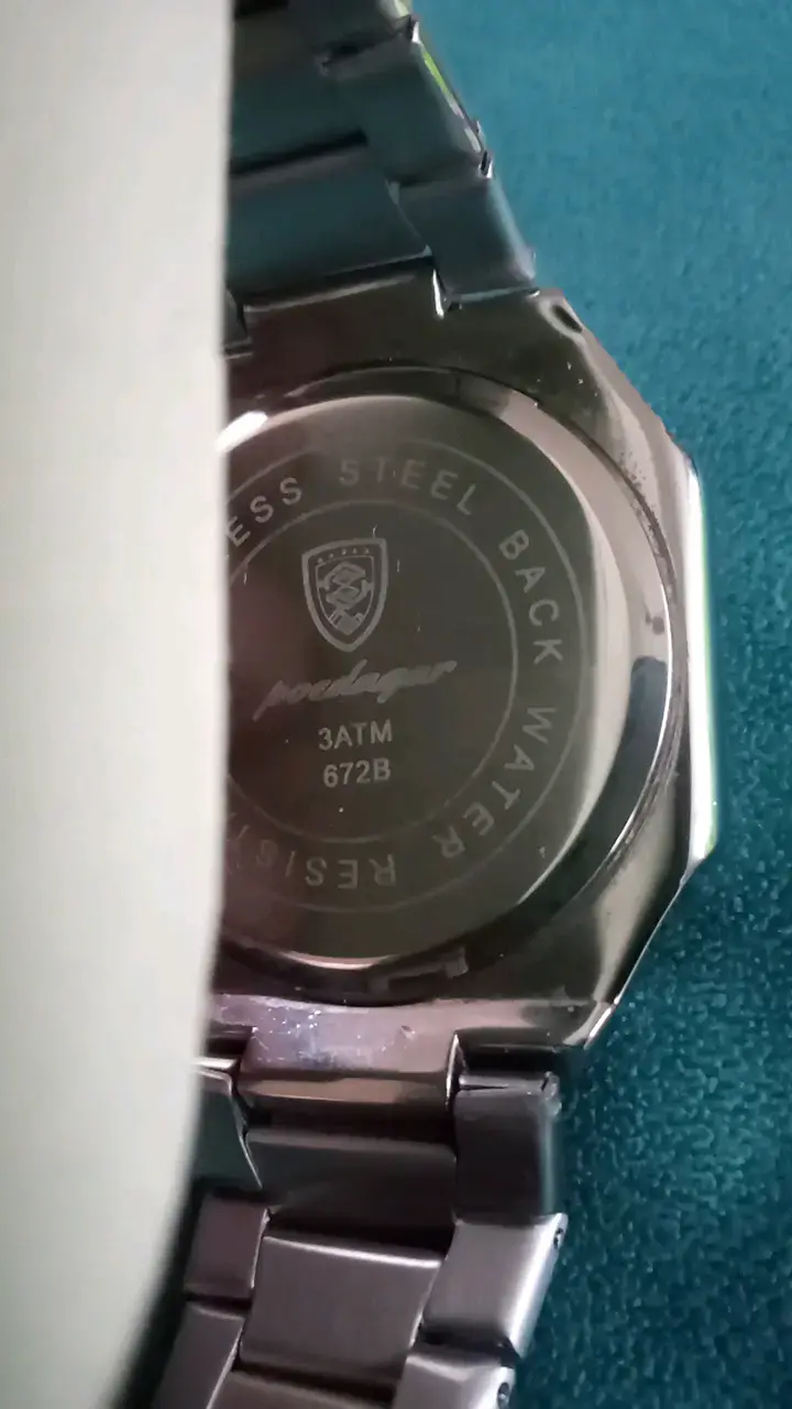 Reloj Poedagar análogo de acero inoxidable - 2