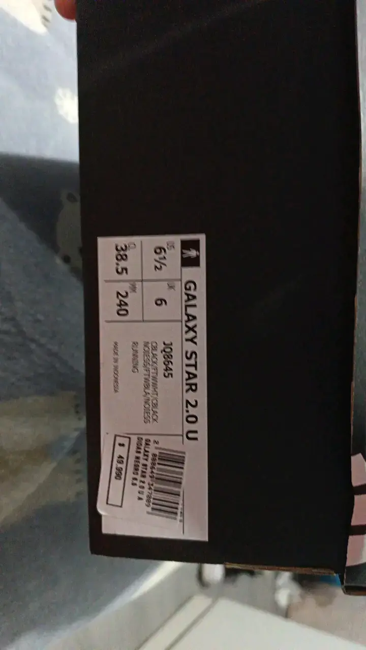 Zapatillas deportivas Adidas Galaxy Star 2.0 negras - 4