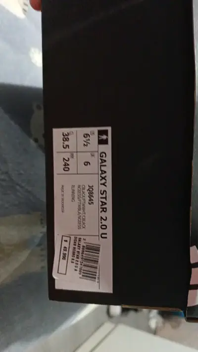 Zapatillas deportivas Adidas Galaxy Star 2.0 negras - miniatura 4