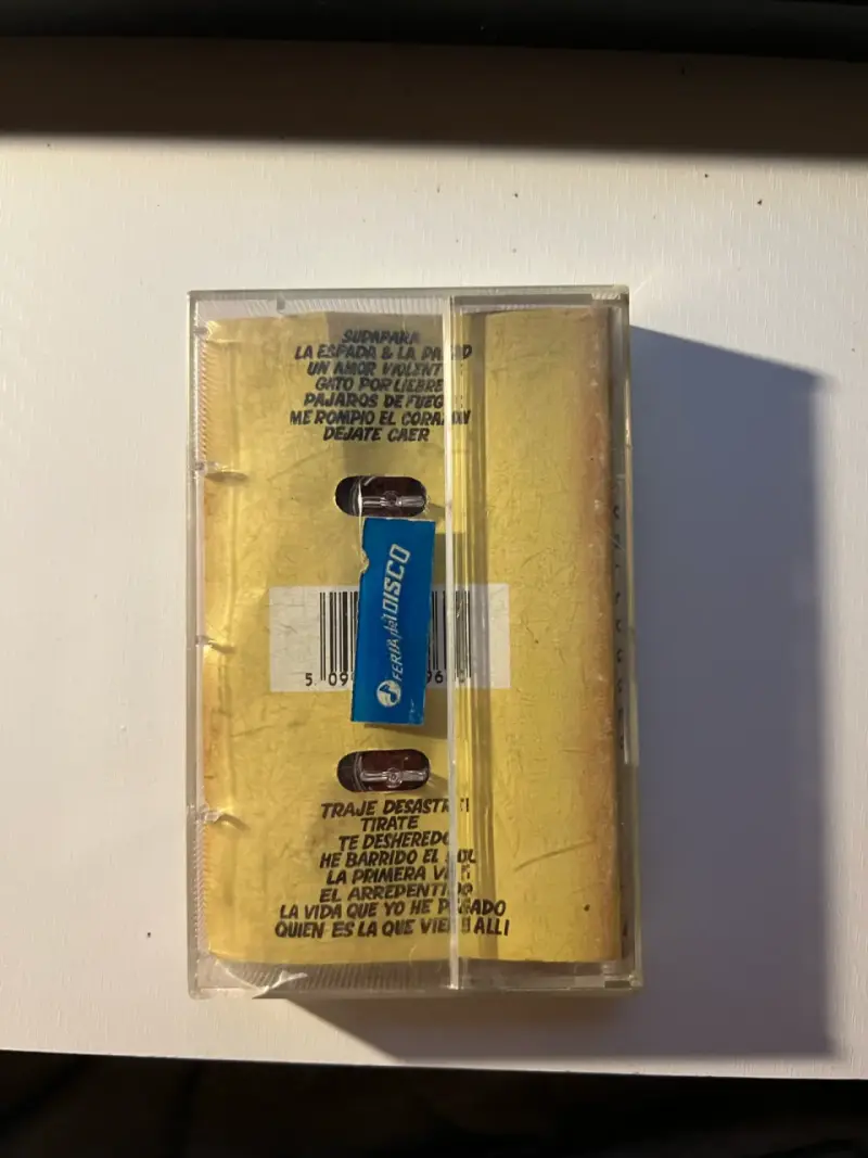 Cassette de Los Tres Unplugged MTV - 2