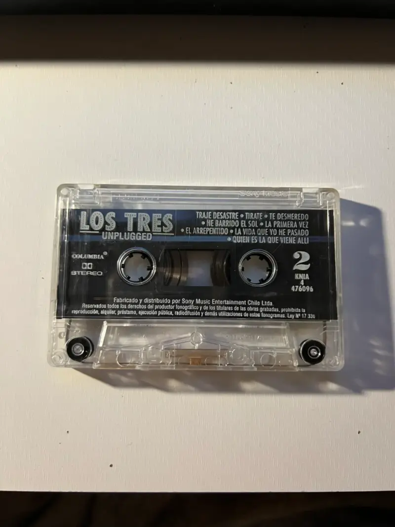 Cassette de Los Tres Unplugged MTV - 4