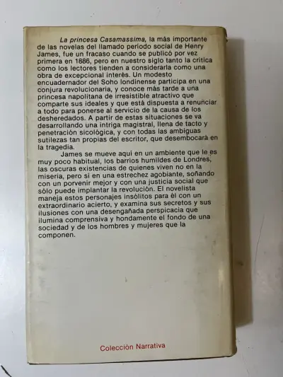 Libro 'La Princesa Casamassima' de Henry James - miniatura 3