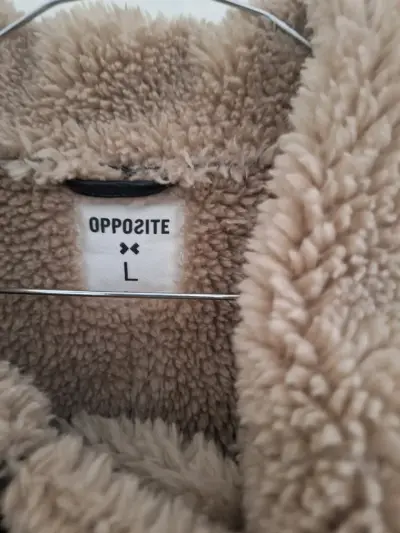 Chaqueta de cuero sintético con forro de borrego Opposite - miniatura 5