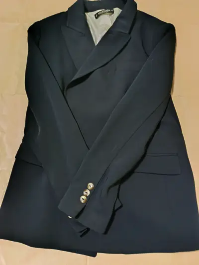 Blazer azul marino con botones dorados Anastassia - miniatura 2