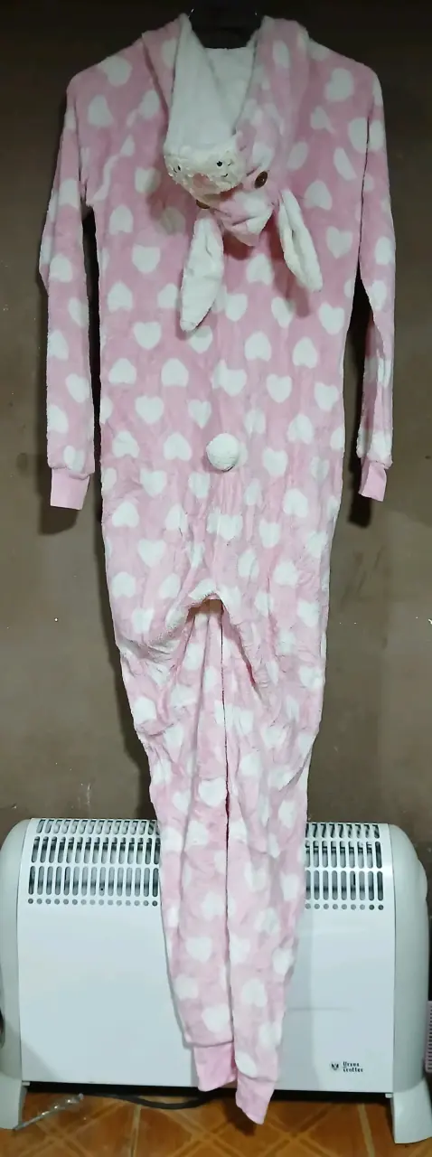 Pijama enterizo rosado talla XS - 2