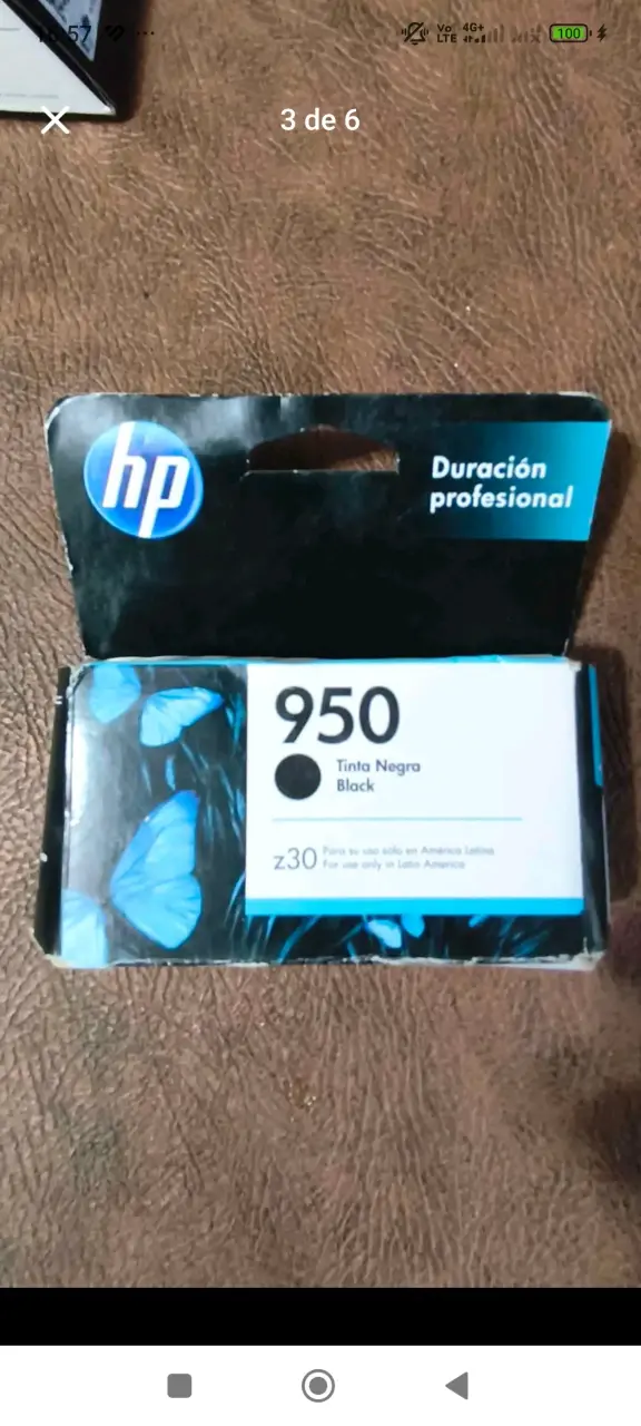Cartucho de tinta negra HP 662 - 4