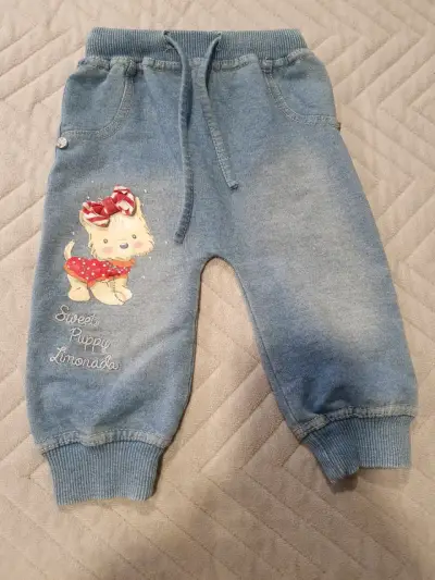 Pantalón de jeans de bebé Limonada - miniatura 1