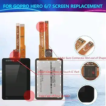 Pantalla de Repuesto para GoPro Hero 6/7 - miniatura 1