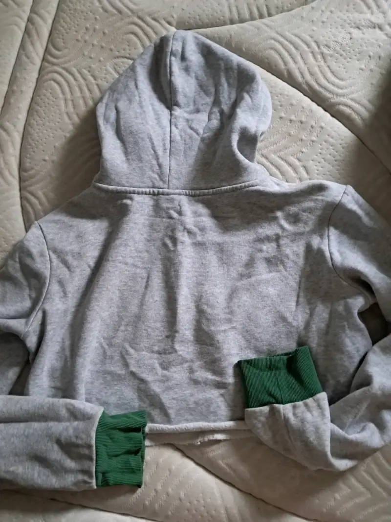 Polerón con capucha gris Puma para mujer - 3
