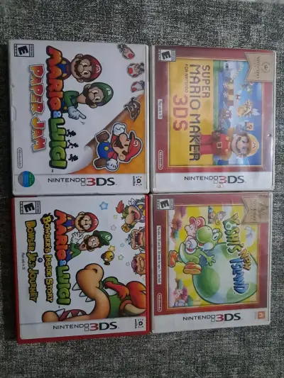 Juegos Nintendo 3DS Mario, Luigi y Yoshi 15.000c/u - miniatura 1