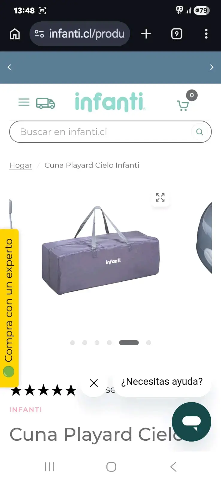 Cuna Playard Cielo Infanti con Bolsa de Transporte - 4