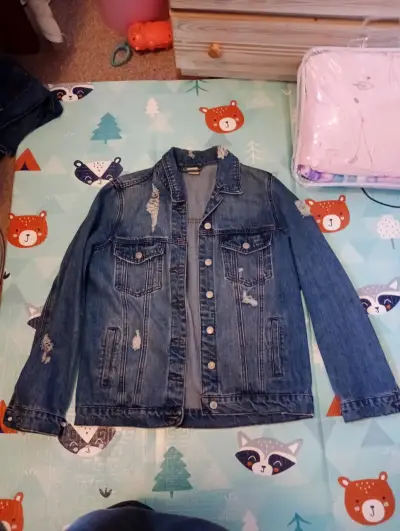 Chaqueta de jeans para mujer - miniatura 1