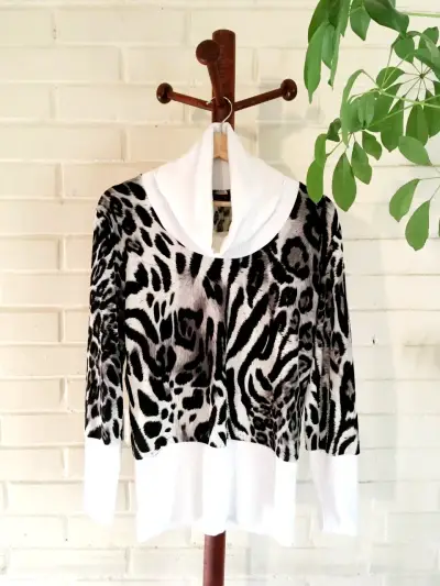 Suéter estampado animal print Marpaggi - miniatura 1