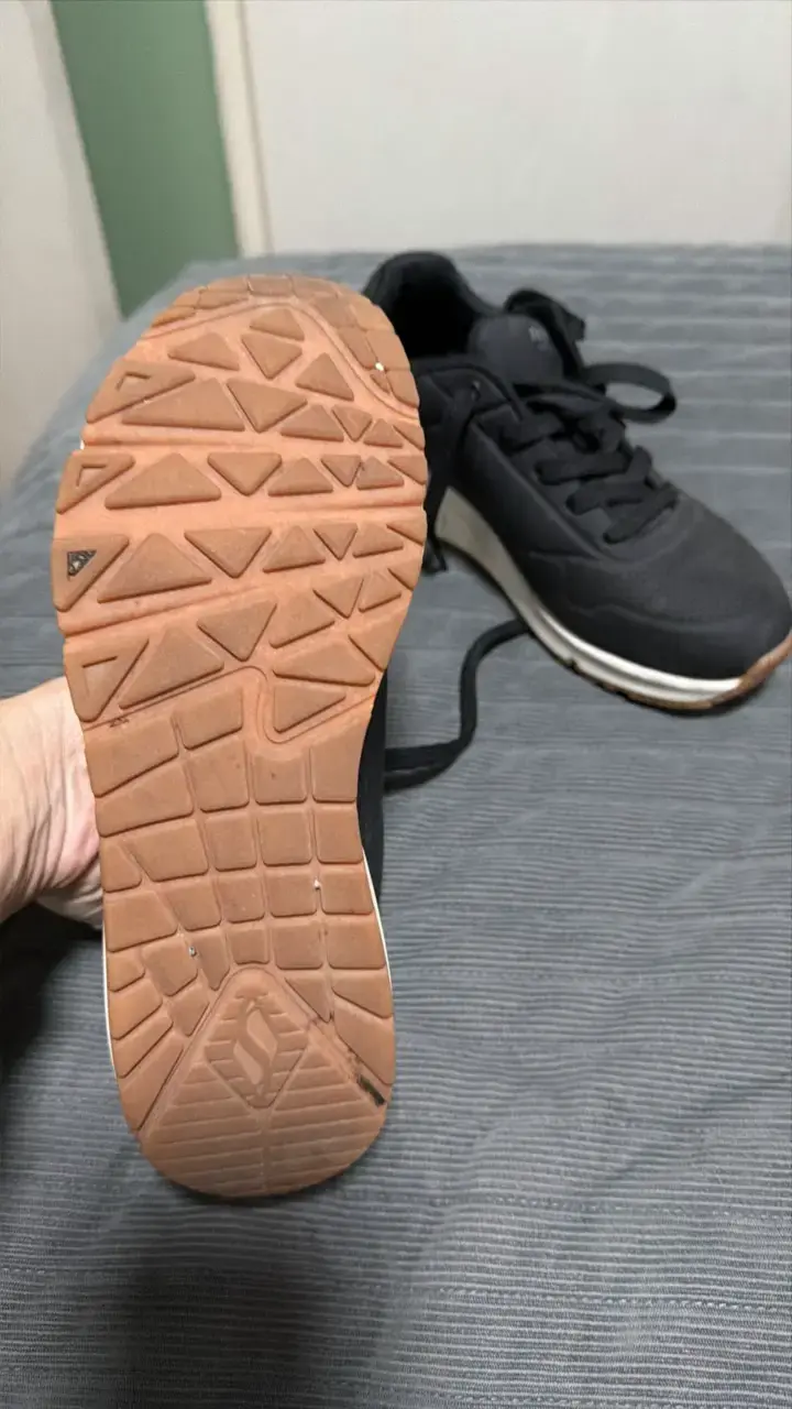 Zapatillas deportivas negras Skechers para hombre - 2