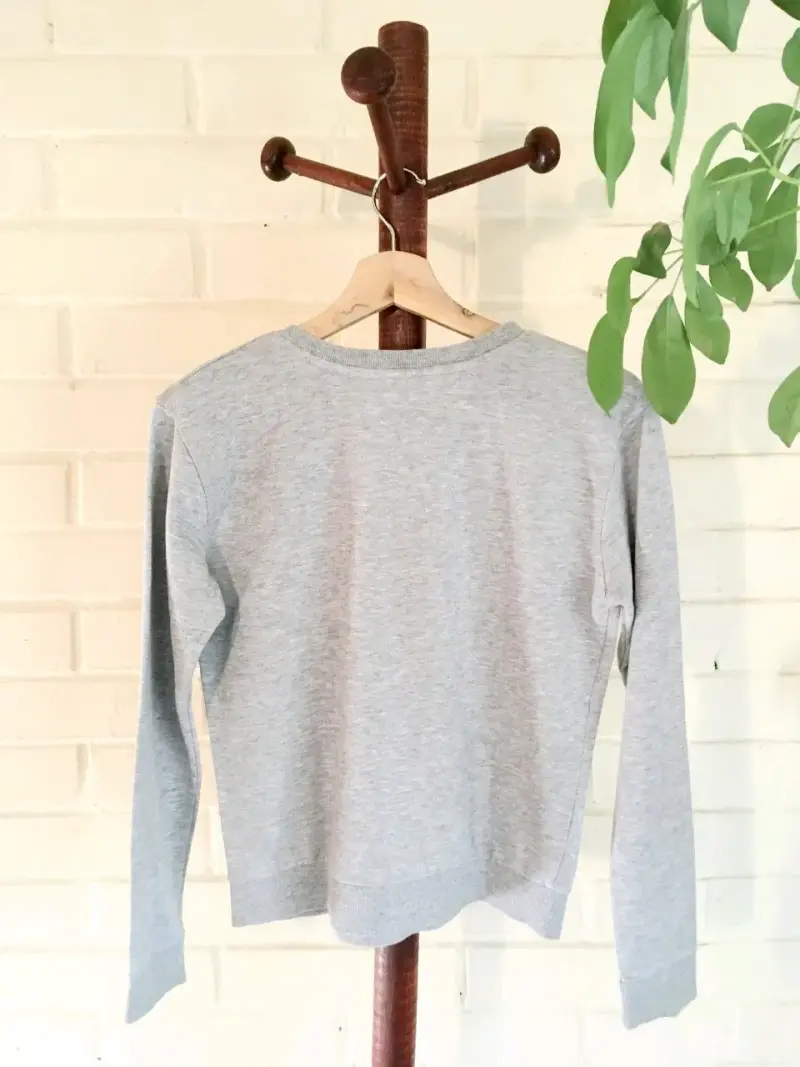Polerón gris talla XS  para mujer. Marca H&M - 2