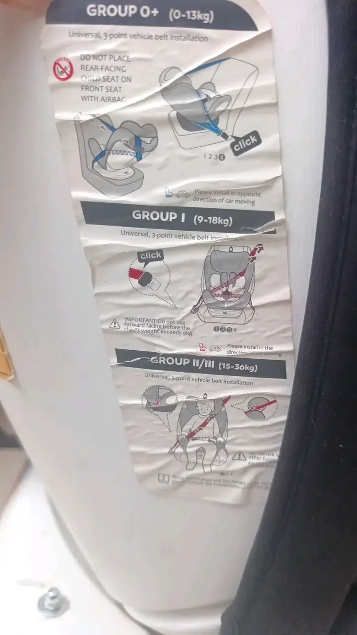 Silla de Auto Infantil Kipscool con Diseño Cebra - 5