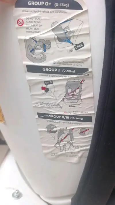 Silla de Auto Infantil Kipscool con Diseño Cebra - miniatura 5
