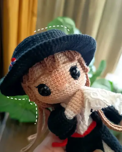Huasa Elegante Amigurumi - miniatura 5