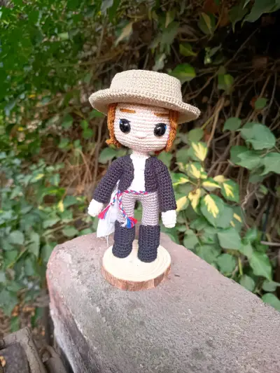 Huaso Chileno Amigurumi - miniatura 2