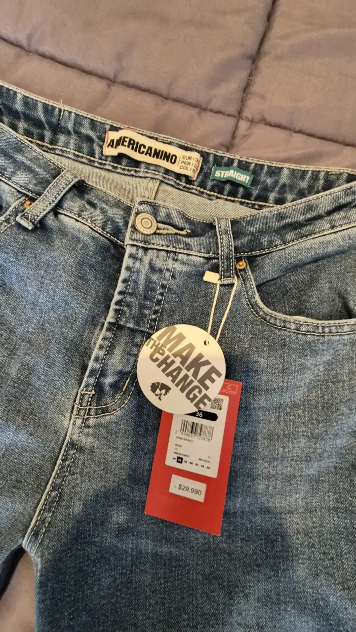Jeans recto Americano talla 36 - 4