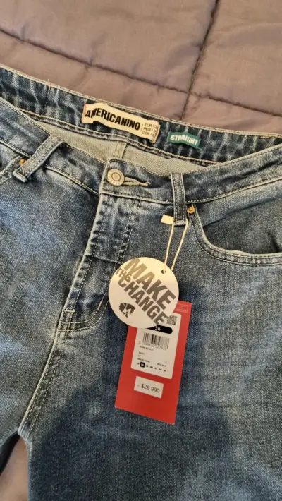 Jeans recto Americano talla 36 - miniatura 4