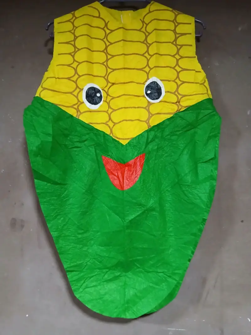Disfraz de choclo para niños talla 6 a 8 años - 1