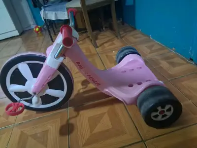 Triciclo infantil rosa Big Flyer - miniatura 1