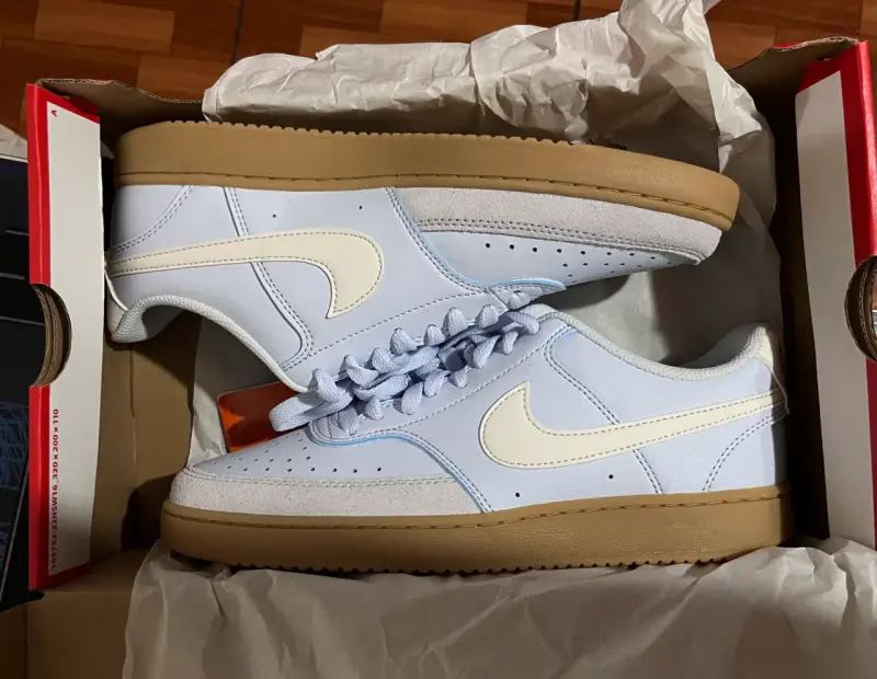 Zapatillas deportivas Nike blancas court visión - 3