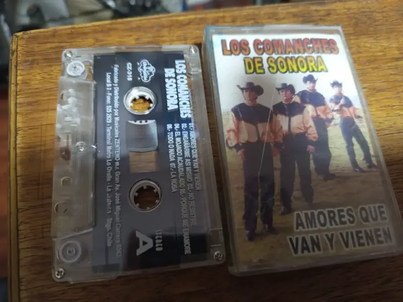 Cassette Comanches Sonora Amores Que Van y Vienen - 2