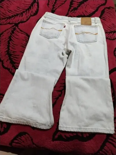 Jeans anchos de mezclilla Ellus talla 42 - miniatura 4