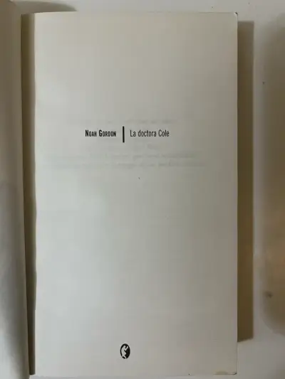 Libro 'La Doctora Cole' de Noah Gordon - miniatura 2