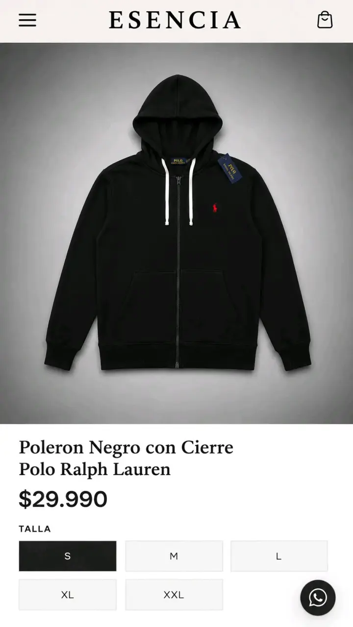 Polerón Azul Marino Polo Ralph Lauren con Cierre - 2