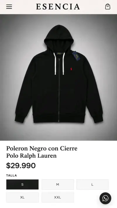 Polerón Azul Marino Polo Ralph Lauren con Cierre - miniatura 2