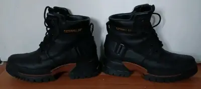 Botas Caterpillar negras de cuero para mujer 39 - miniatura 1